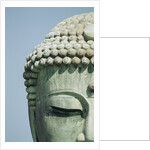 Detail of the Face of the Great Buddha of Kamakura by Anonymous