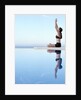 Woman Exercising on Swimming Pool Edge by Anonymous