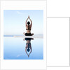 Woman Exercising on Swimming Pool Edge by Anonymous
