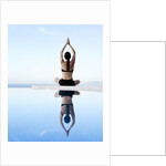 Woman Exercising on Swimming Pool Edge by Anonymous