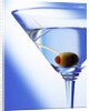 Green Olive in Martini Drink by Anonymous