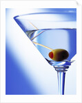 Green Olive in Martini Drink by Anonymous