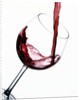 Pouring Red Wine into Wine Glass by Anonymous