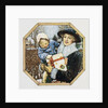 Illustration for the Book Best Baby, Depicting Mother and Child at Christmas by John Rae