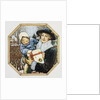 Illustration for the Book Best Baby, Depicting Mother and Child at Christmas by John Rae