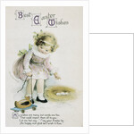 Best Easter Wishes Greeting Card Ephemera by Ellen H. Clapsaddle