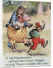 Uncle Wiggily's Picture Book Illustration with Hippopotamus and Hare by Lansing Campbell