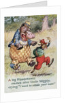 Uncle Wiggily's Picture Book Illustration with Hippopotamus and Hare by Lansing Campbell