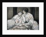 New Baby's Biography Book Illustration by Ruth Mary Hallock