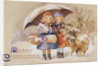Merry Christmas German Postcard by Anonymous