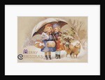 Merry Christmas German Postcard by Anonymous