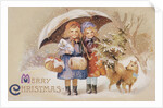 Merry Christmas German Postcard by Anonymous