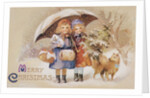 Merry Christmas German Postcard by Anonymous