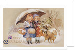 Merry Christmas German Postcard by Anonymous