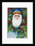 A Merry Christmas Postcard Depicting Santa Claus by Anonymous