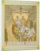 Book Illustration Depicting the Wedding Procession of Snowdrop and the Prince by W.C. Drupsteen