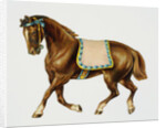 Illustration Depicting a Brown Pony by Anonymous