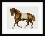 Illustration Depicting a Brown Pony by Anonymous