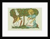 Illustration Depicting Alice and the White Rabbit by John R. Neill