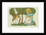 Illustration Depicting Alice and the White Rabbit by John R. Neill
