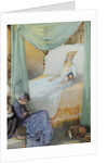 Illustration Depicting Sleeping Beauty and Her Attendants Asleep by Honor C. Appleton