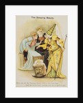 Book Illustration Depicting Fairy Uglyane Casting a Spell on Sleeping Beauty by Anonymous