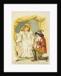 Book Illustration Depicting the Prince Kneeling Before Sleeping Beauty by Anonymous