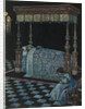 Illustration Depicting Sleeping Beauty and Her Attendant Asleep by W. Heath Robinson