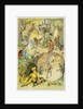 Book Illustration Depicting Prince Phillip Discovering the Sleeping Castle by Anonymous