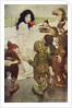 Illustration of the Dwarfs Discovering Snow White by Jessie Willcox Smith