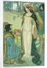 Illustration Depicting Clorinda as a Bride by Lucy Fitch Perkins