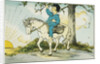 Book Illustration Depicting a Boy Riding a Pony by Pauline Batchelder Adams