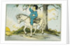Book Illustration Depicting a Boy Riding a Pony by Pauline Batchelder Adams