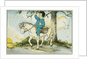 Book Illustration Depicting a Boy Riding a Pony by Pauline Batchelder Adams