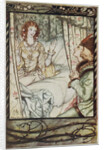 Illustration Depicting Prince Philip Waking Sleeping Beauty by Arthur Rackham