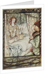 Illustration Depicting Prince Philip Waking Sleeping Beauty by Arthur Rackham