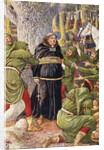 The Abbot of Saint Maries Taken by Robin Hood Book Illustration by Walter Crane