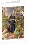 The Abbot of Saint Maries Taken by Robin Hood Book Illustration by Walter Crane
