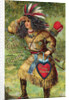 Will He Come? Valentine Postcard by Anonymous