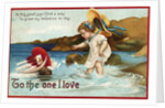 To the One I Love Postcard by Ellen H. Clapsaddle