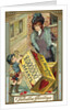 Valentine Greetings Postcard with Cupid's Crate of Hearts by Anonymous