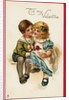 Little Darlings Valentine Postcard by Anonymous