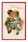 Little Darlings Valentine Postcard by Anonymous