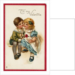 Little Darlings Valentine Postcard by Anonymous