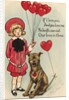 If I Love You Valentine Postcard by Richard Felton Outcault