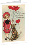 If I Love You Valentine Postcard by Richard Felton Outcault