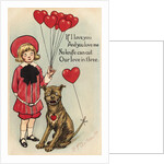 If I Love You Valentine Postcard by Richard Felton Outcault