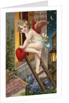 With My Love Valentine Postcard by Anonymous