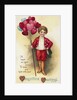 Valentine Greetings Postcard by Ellen H. Clapsaddle