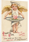Cupid the Cook Postcard by Anonymous